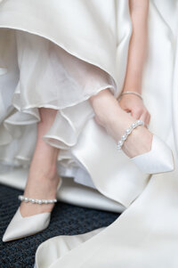 White Jimmy Choos
