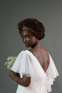 illusion back wedding dress a-line