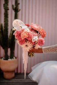 Bouquet de mariage floral original