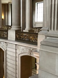 Interior of Historic San Francisco Court House