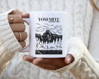 Yosemite National Park Mug - Mockup 2 Thumbnail
