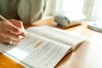 Therapist writing in a journal, representing personalized support during a 2-day EMDR Intensive