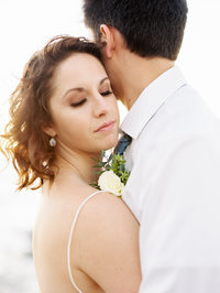 Bride and Groom at Hawaii Destination Elopement