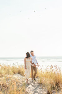 waterfall engagement photos