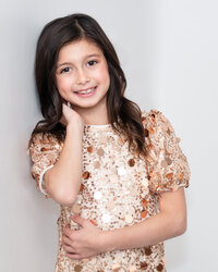 Stunning Portrait Photography of Melody in Wallingford, CT Studio - Celebrating Holidays and Birthdays with Ashlie Steinau Photography.