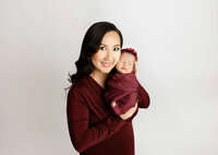 Bride and groom walk up memorial steps at their DC wedding
