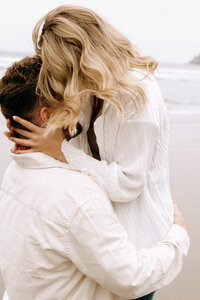 beach couple shoot