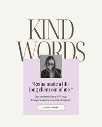 kimberly showit website template homepage design for coachhes and course creators