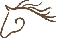 horse head drawing