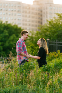 Engagement session in Lincoln Park