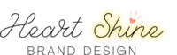 Heart Shine Brand Design Logo