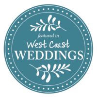West Coast Weddings featured badge