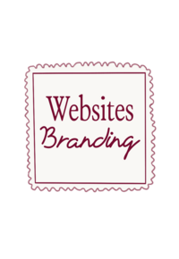 postimerkki-ikoni, missä lukee "websites branding"