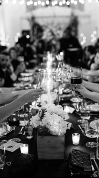 Toronto Wedding Photographer Reception Cheers with Champagne at Globe and Mail Centre Wedding Toronto Editorial Wedding Photographer | Jacqueline James Photography