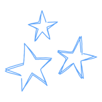 Blue stars