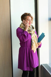 Real Estate Agent on the phone