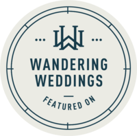 featured on wandering weddings