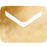 Gold Gradient Email Icon