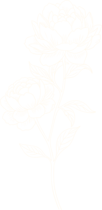 ninth avenue studios white flower graphic