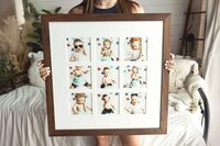 Printed collage from professional newborn photographer in Denver