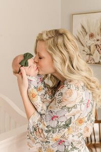 Lifestyle newborn session portrait taken by Photography By Billie Jean - Bowling Green Kentucky