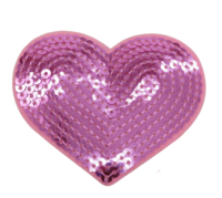 Social Kat Media brand element pink sequin heart