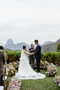 wedding ceremony in Rio de Janeiro, Brazil