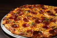 jalapeno and pepperoni pizza