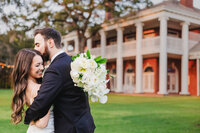 Mansion at Colovista wedding venue in Bastrop, Texas.