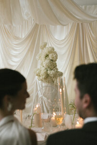 Santorini, Greece candlelit elopement  cake cutting