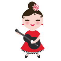 Illustration of Spanish girl