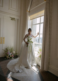 Filled with history, The Mayo Hotel in Tulsa, Oklahoma is the perfect backdrop for iconic and luxurious bridals.