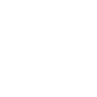 Tennis racket icon in white
