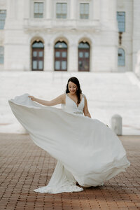 editorial bridal picture in Providence Rhode Island