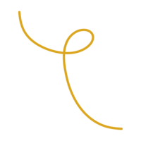 Swirly yellow line