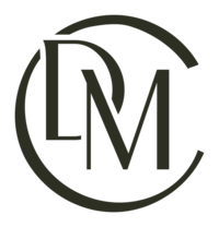 Monogram icon with the initials "DMC"
