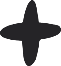 Charcoal illustration of star
