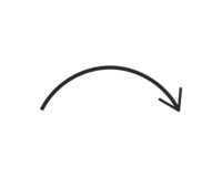 A hand-drawn arrow pointing down