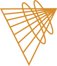 Velocity triangular logo with orbital lines, representing Kristin Skinner’s organizational systems framework.