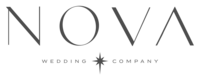 Stylized NOVA with Wellness + Recovery below, in elegant typography inspired by Italian wedding venues—wellness branding.