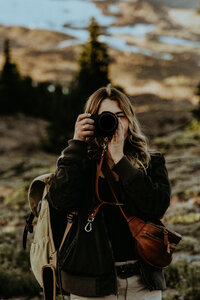 Ciara Corin taking photo