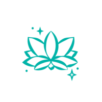 aquamarine lotus icon