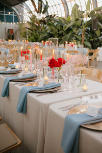 Kansas City wedding planners reception set-up
