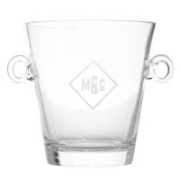 Glass Icebucket Monogrammed Progression By Design