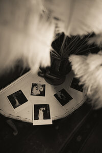 polaroid wedding photos