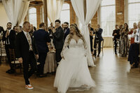 Bride and groom during prayer, NC