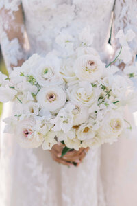 White Florals Bridal Bouquet