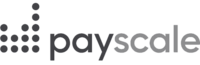 Payscale logo, representing the company offering compensation data, salary research, and pay management solutions for professionals and organizations.
