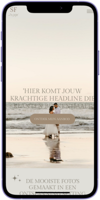 Website template gemaakt met Showit