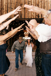 Cinematic western engagement session photographed in natural light